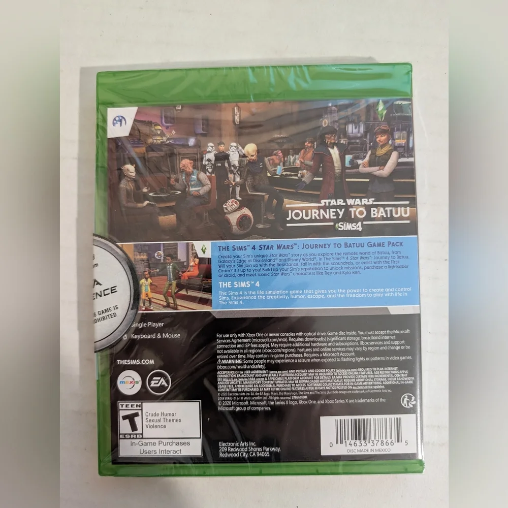 One The Sims 4 Star Wars Bundle -  Xbox One Brand New Factory Sealed